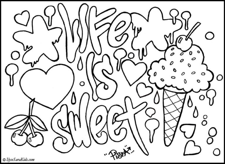 Free Printable Cool Coloring Pages
