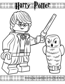 Printable Lego Harry Potter Coloring Pages