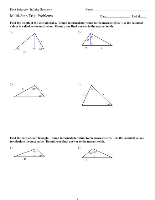 Kuta Software Infinite Geometry Congruence And Triangles Answer Key