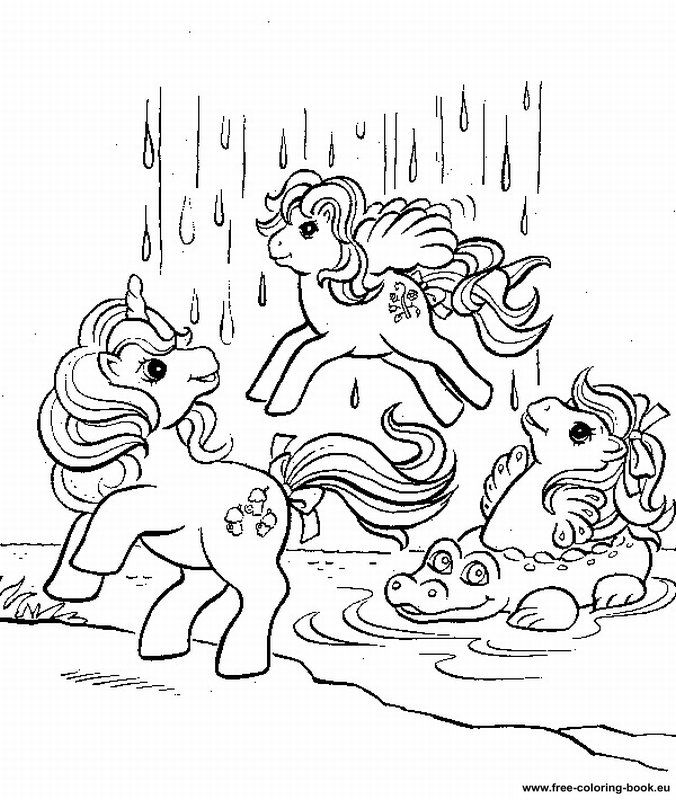 My Little Pony Coloring Book Cover