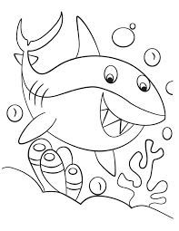 Baby Shark Coloring Pages Free Printable