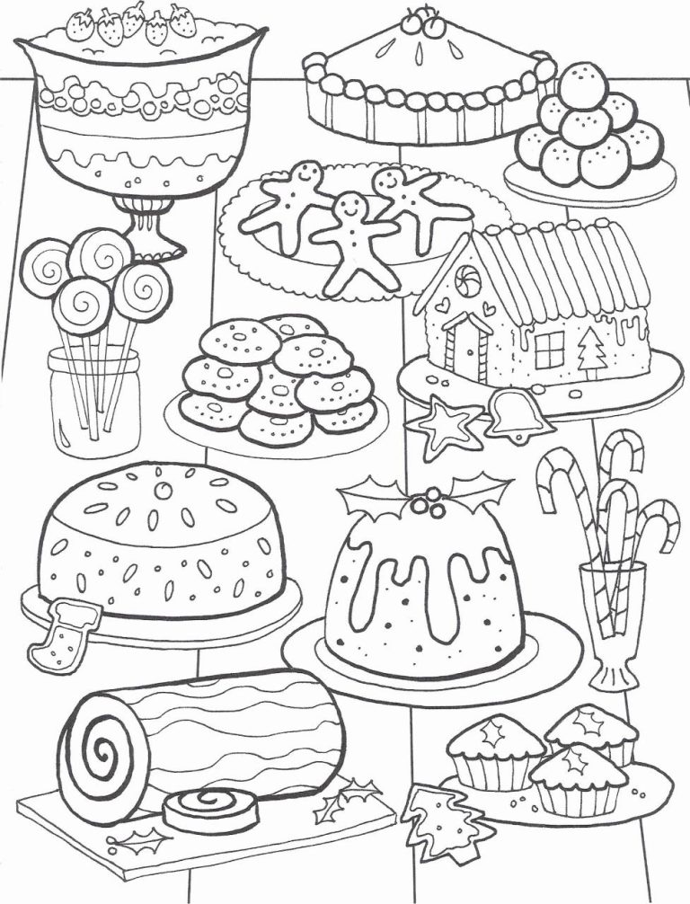 Fun Easy Food Coloring Pages