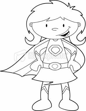 Super Hero Coloring Pages For Girls