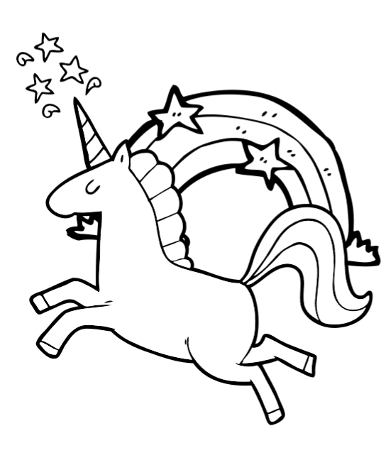 Unicorn Coloring Pages Free To Print