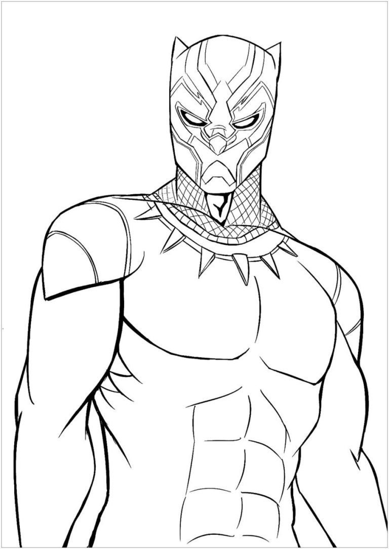 Marvel Black Panther Coloring Pages Printable