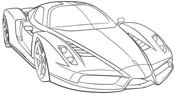 Cool Printable Cars Coloring Pages