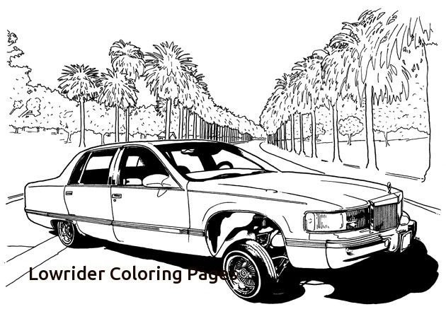 Cool Lowrider Cars Coloring Pages