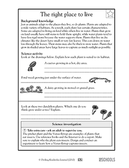 5th Grade Science Worksheets For Grade 5 Plants