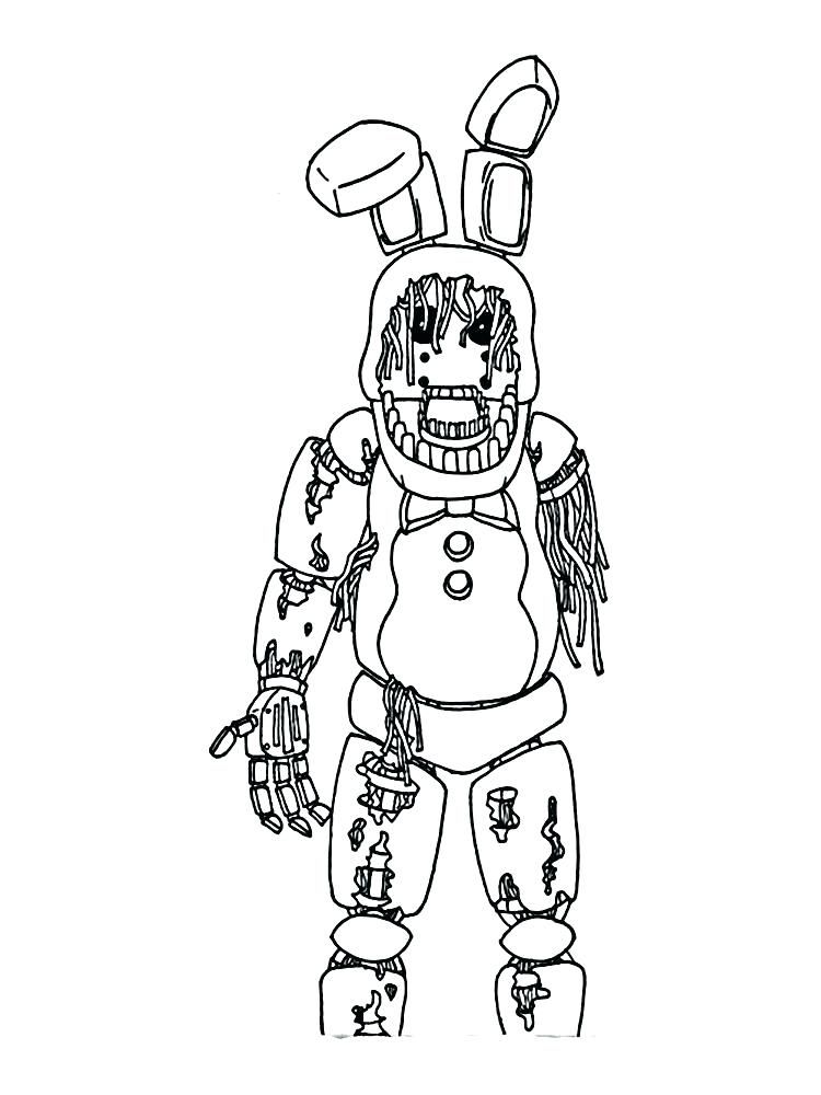 Toy Chica Cute Fnaf Coloring Pages
