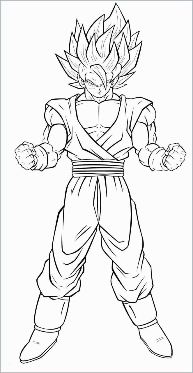 Dragon Ball Super Coloring Pages Goku