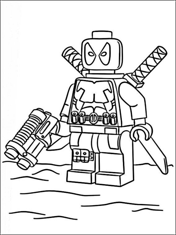 Lego Marvel Superheroes Coloring Pages
