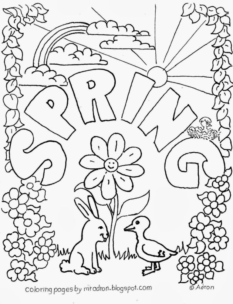 Free Coloring Book Pages For Kids