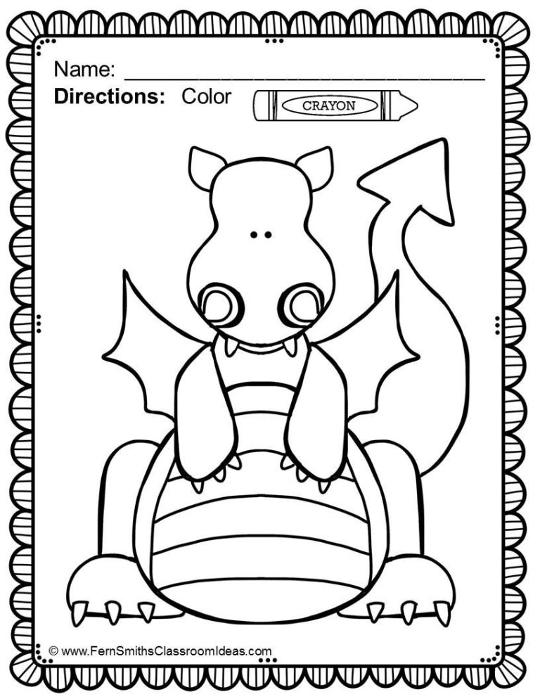 Fairy Tale Coloring Pages For Kids