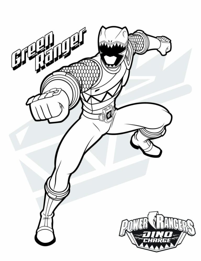 Power Rangers Dino Charge Free Coloring Pages