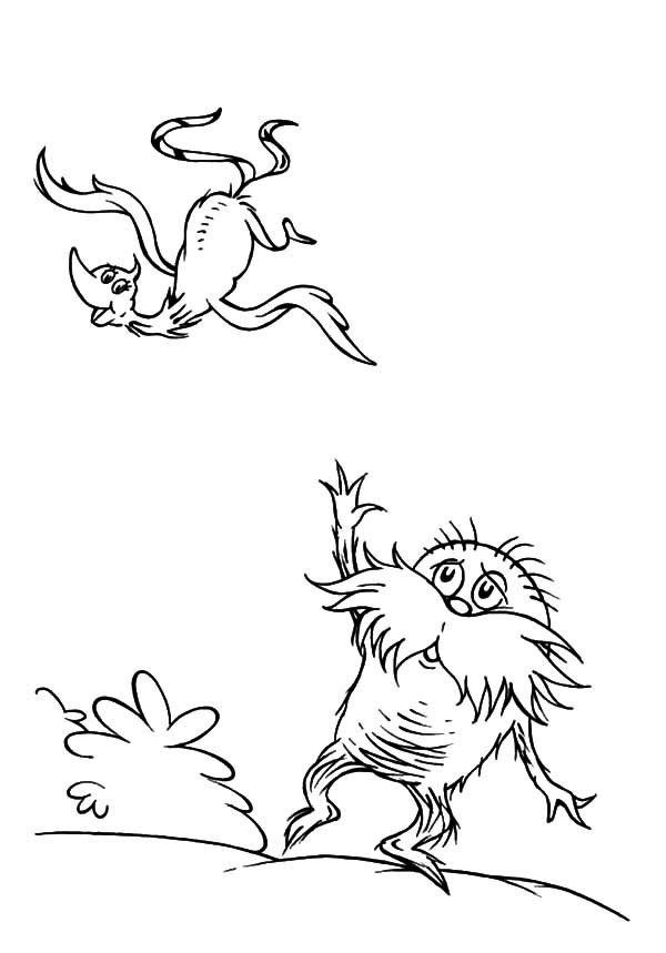 Printable Dr Seuss Characters Coloring Pages