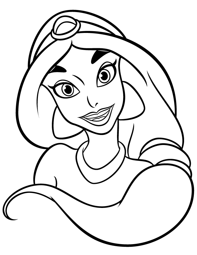 Character Easy Cinderella Coloring Pages