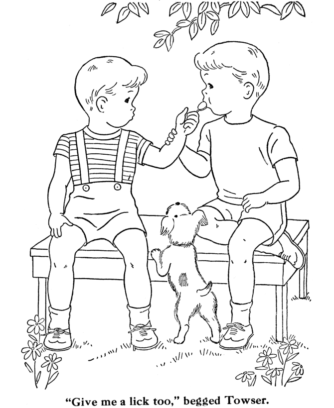 Kids Coloring Pictures For Boys