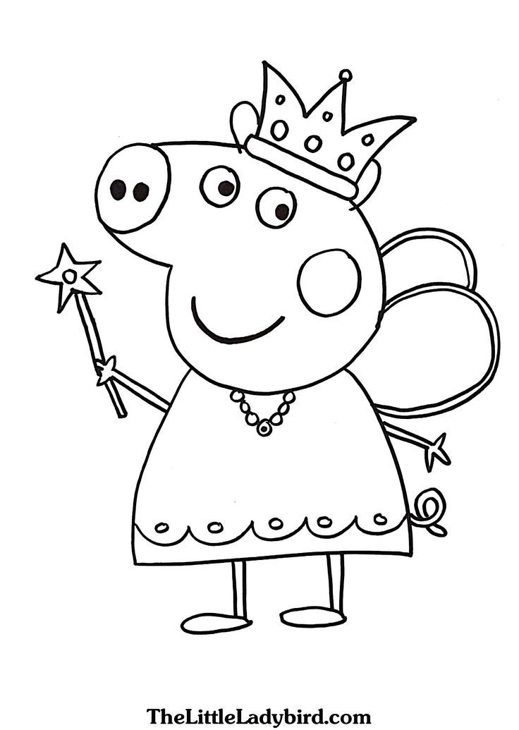 Peppa Pig Coloring Pages Online Free