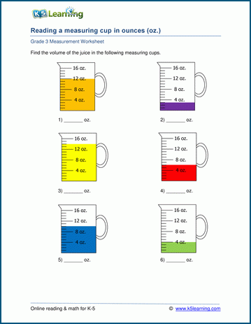 Measurement Practice 3rd Grade Measurement Worksheets Grade 3