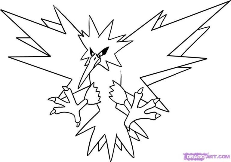 Free Printable Legendary Pokemon Coloring Pages