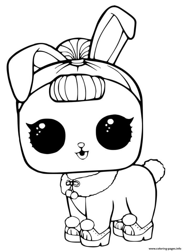 Bunny Lol Dolls Coloring Pages To Print