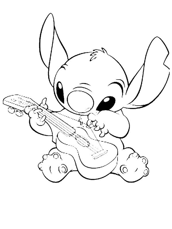 Coloring Book Stitch Halloween Coloring Pages