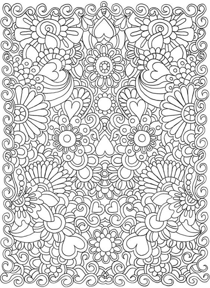 Hard Fun Coloring Pages To Print