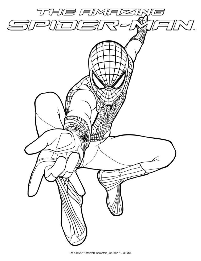 Pdf Iron Spiderman Coloring Pages