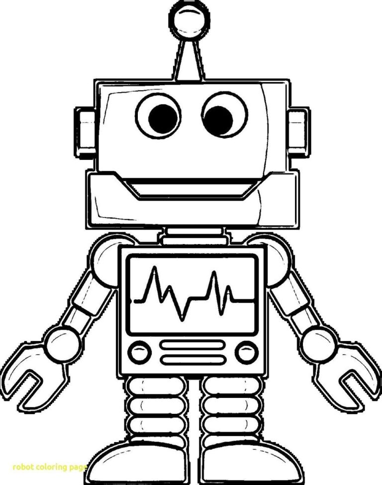 Free Printable Robot Coloring Pages