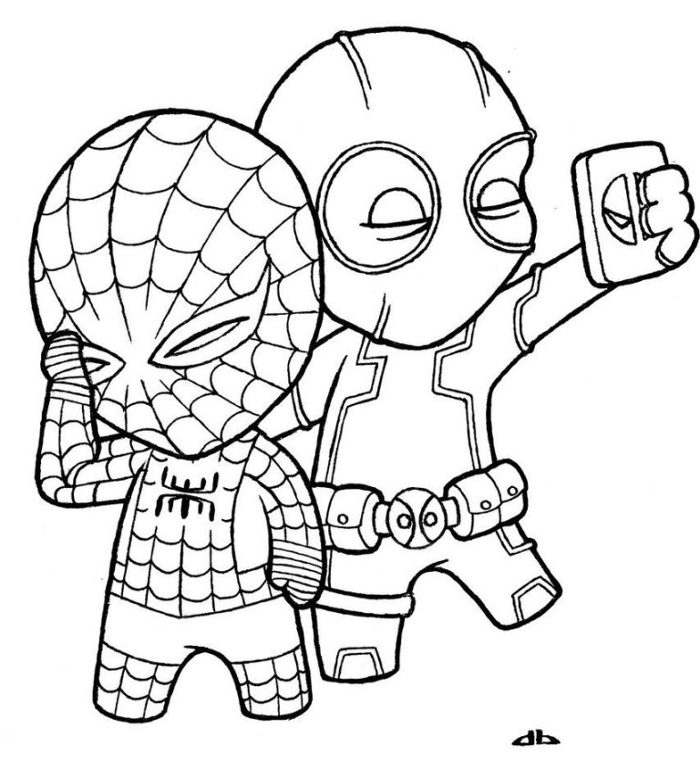 Dead Pool Lego Deadpool Coloring Pages