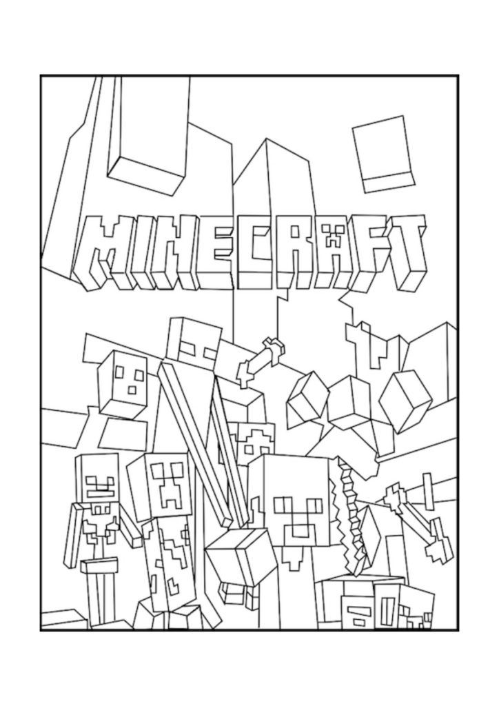 Minecraft Coloring Pictures Printable