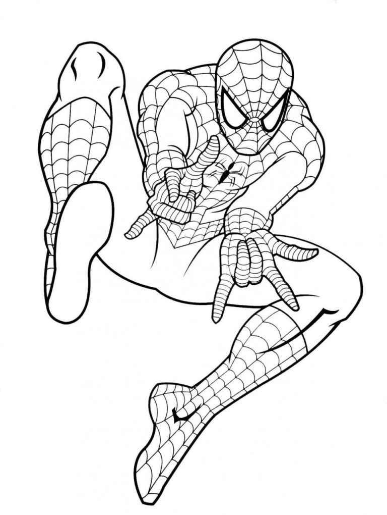 Spider Sense Spiderman Coloring Book