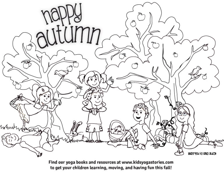 Fun Coloring Pages For Kids Fall