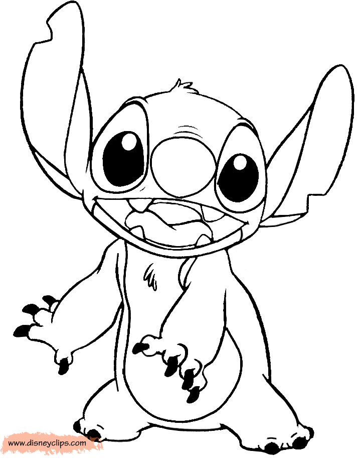 Lilo And Stitch Coloring Pages Free
