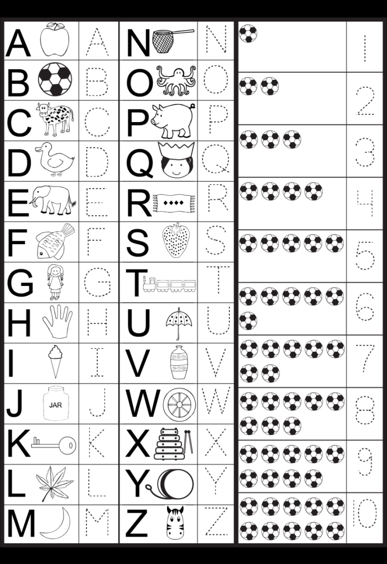 Free Printable Tracing Letters And Numbers