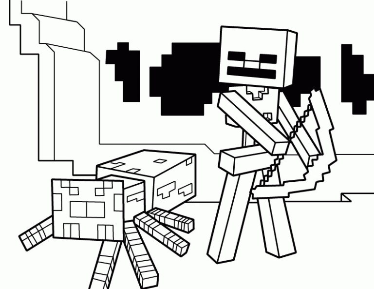 Printable Minecraft Coloring Pages For Boys
