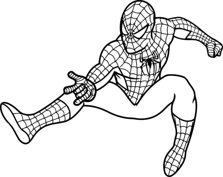 Free Spiderman Coloring Pages For Kids