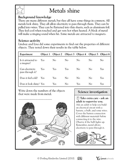 Cambridge Year 2 Science Worksheets
