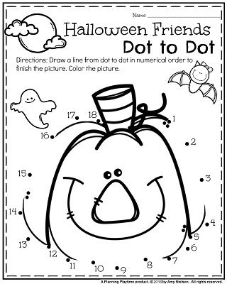 Preschool Free Halloween Printables For Toddlers