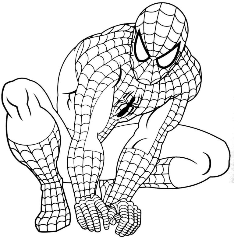 Printable Spiderman Coloring Pages Pdf