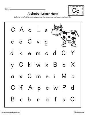 Preschool Letter C Printable Worksheets