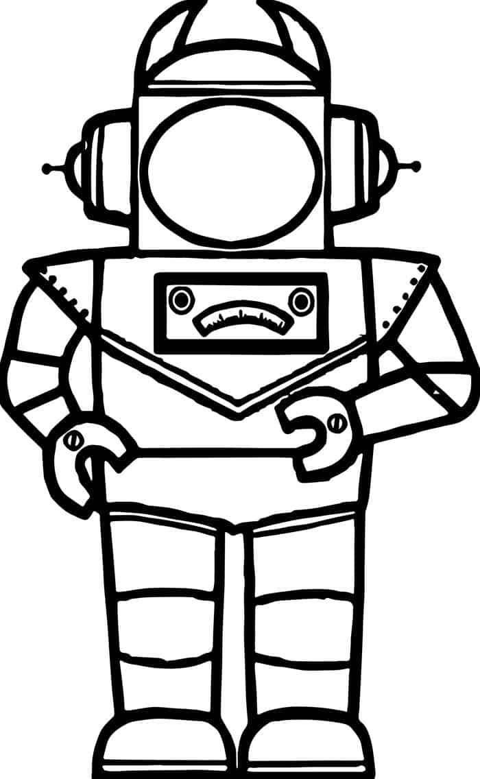 Printable Lego Robot Coloring Pages