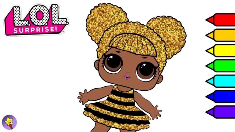 Lol Doll Queen Bee Coloring Pages