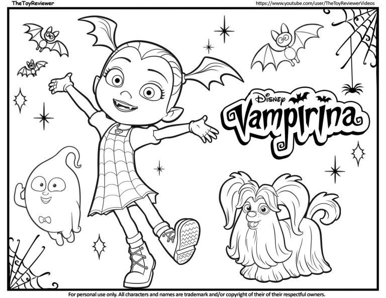 Disney Junior Vampirina Coloring Pages