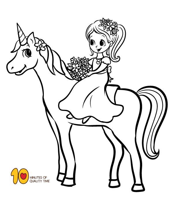 Cute Cartoon Coloring Pages For Girls