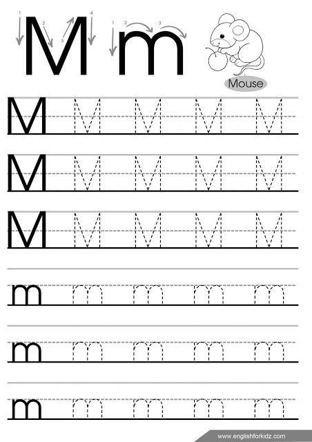 Preschool Letter M Worksheets Free Printables