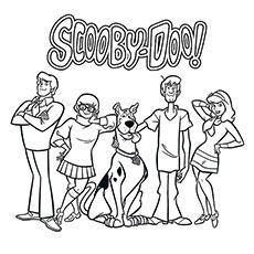 Printable Scooby Doo Coloring Pages Free