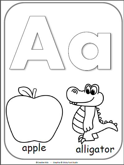 Preschool Abc Coloring Pages Pdf