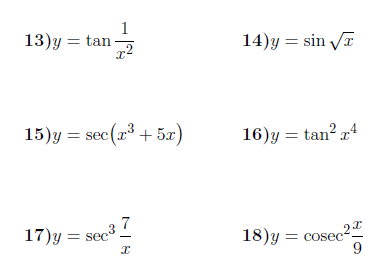 Derivative Worksheet Pdf With Answers