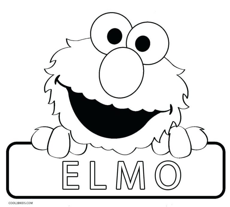 Printable Elmo Coloring Pages To Print